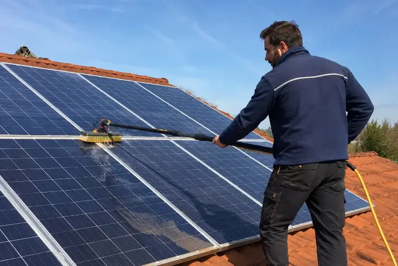 Nettoyage et entretien de panneaux solaires à Saint-Laurent-Bretagne