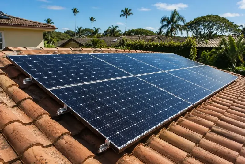 Installation de panneaux solaires à Saint-Laurent-Bretagne